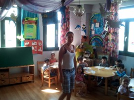Miriam im Kindergarten