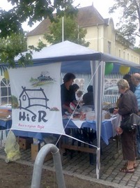 Unser Stand beim Bahnhofsfest