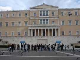 Das Parlament in Athen
