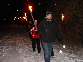 3. Gang: Fackelwanderung