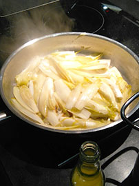 Fenchel-Ananas für die Vorspeise