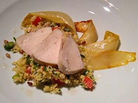 Die Hauptspeise: Couscous mit Gemüse und Hähnchen