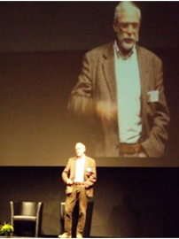 Prof. Dr. Gerald Hüther auf dem Bildungskongress in Zürich